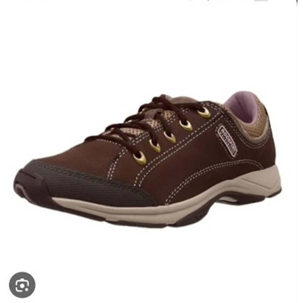 Rockport Sidewalk Expressions Brown Nubuck‎ Leather Casual Walking Shoes 7.5M